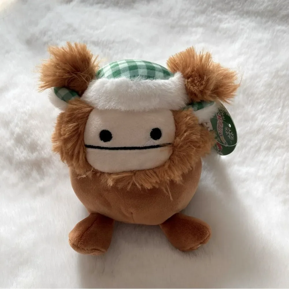 Squishmallow Benny Bigfoot Mini Holiday Christmas Winter 4 Inch 4” NWT